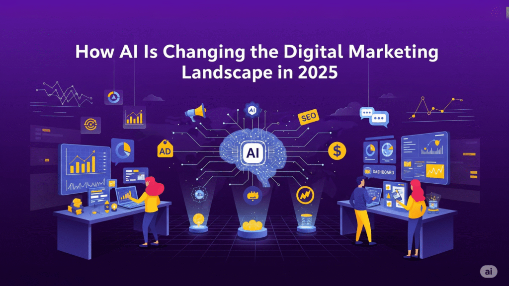 How AI is changing the digital marketing landscape in 2025