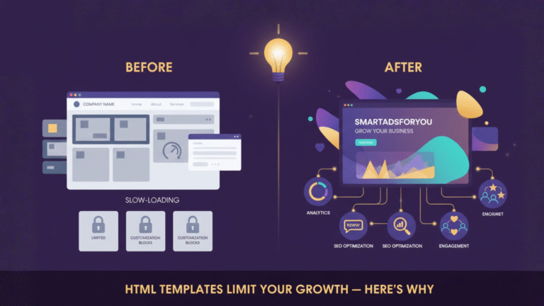 HTML Template Websites Make It Hard to Grow Online