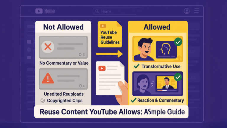 Reuse Content YouTube Allows: A Simple Guide