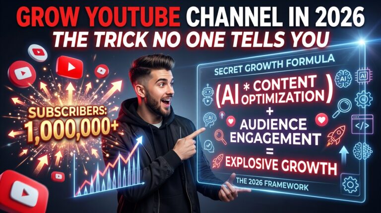 Grow YouTube Channel in 2026: The Trick No One Tells You
