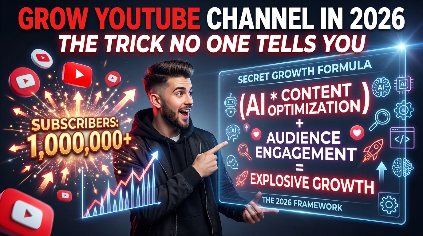Grow YouTube Channel in 2026: The Trick No One Tells You