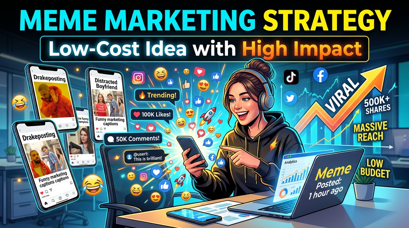 Meme marketing strategy: Low-cost idea with high impact