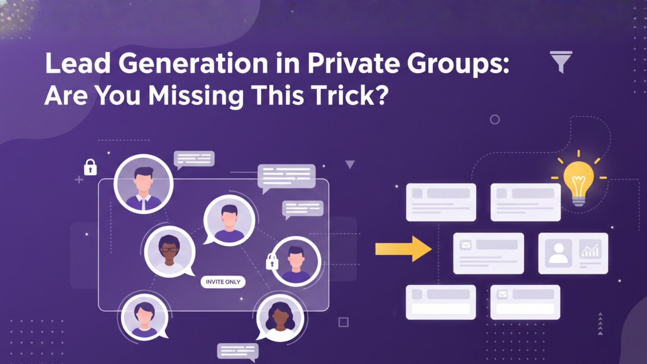Lead Generation in Private Groups: Are You Missing This Trick?