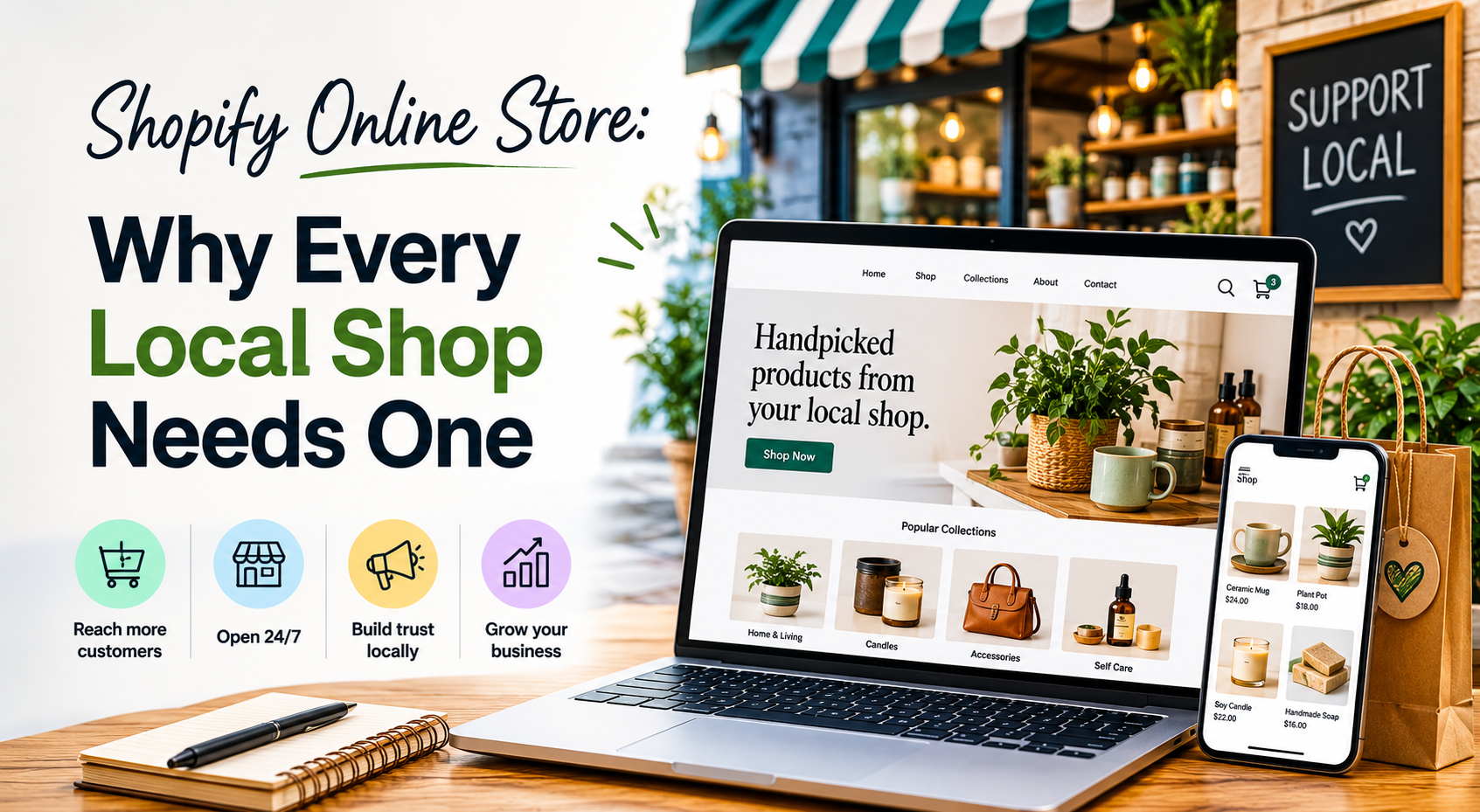 Shopify online store: why every local shop needs one
