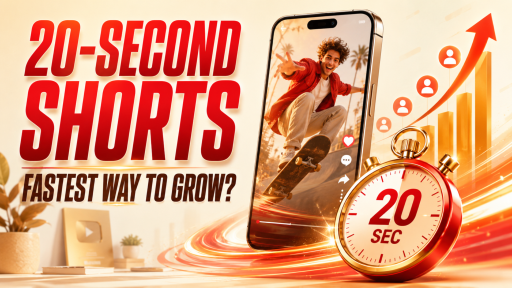 20-Second YouTube Shorts: The Fastest Way to Grow?