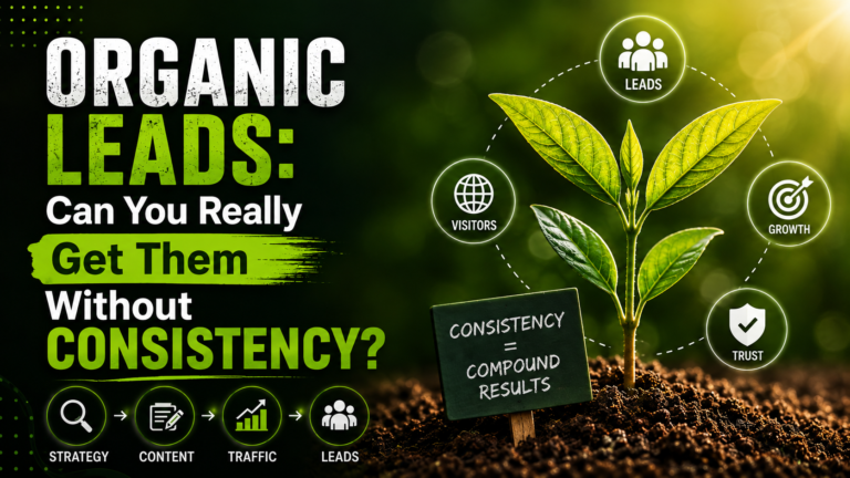 Organic Leads: Can You Really Get Them Without Consistency?