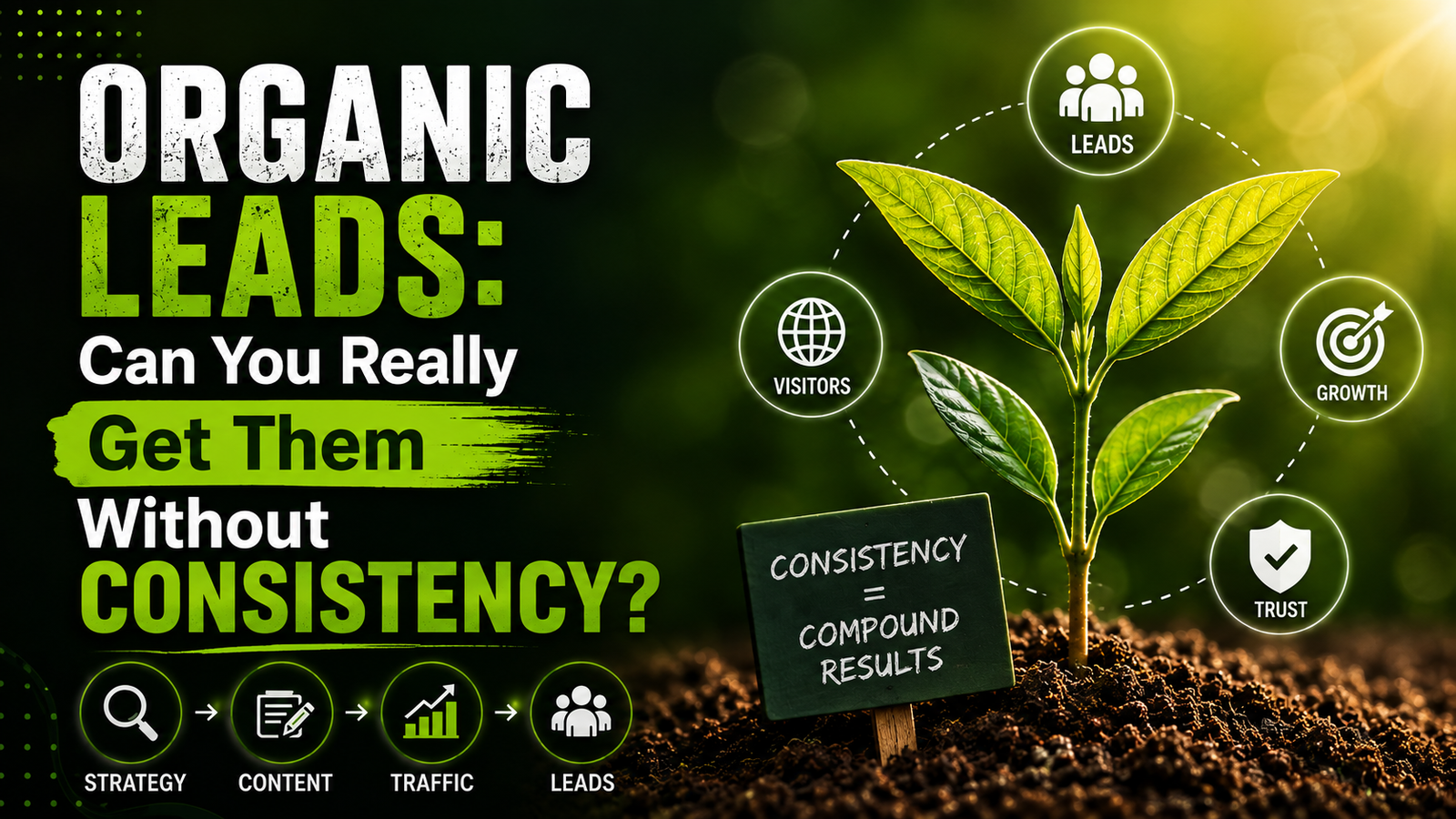 Organic Leads: Can You Really Get Them Without Consistency?