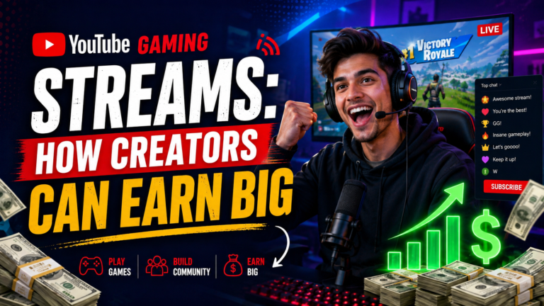 YouTube Gaming Streams: How Creators Can Earn Big featured image