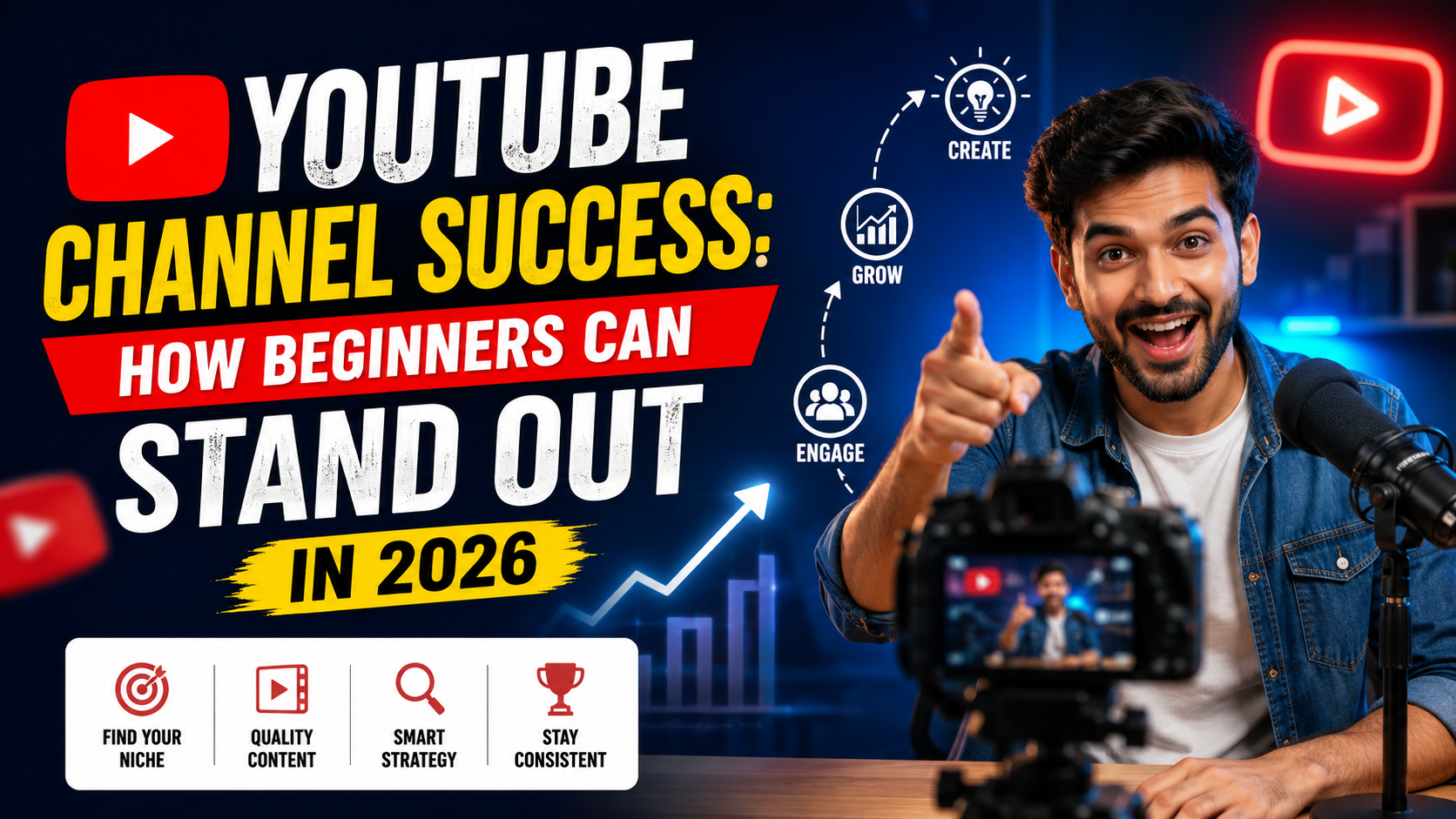 YouTube Channel Success: How Beginners Can Stand Out in 2026