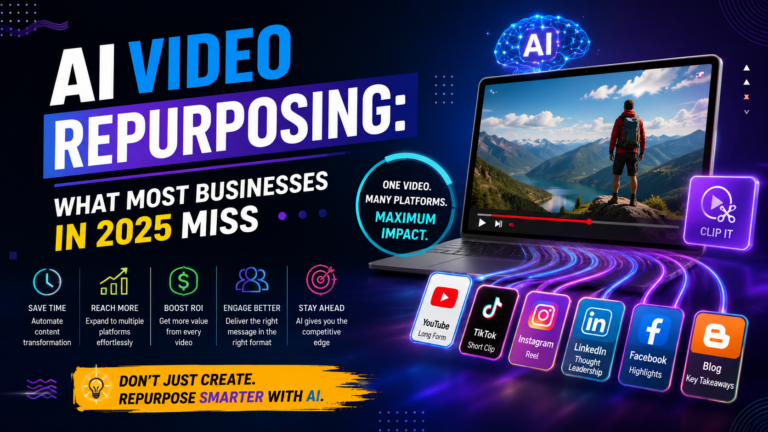 AI video repurposing: What most businesses in 2025 miss