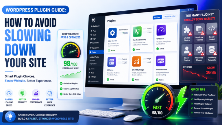 WordPress Plugin Guide: How to Avoid Slowing Down Your Site