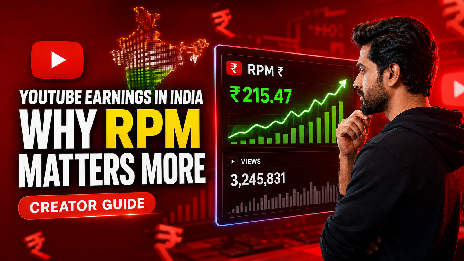 YouTube earnings India: Why RPM Matters More