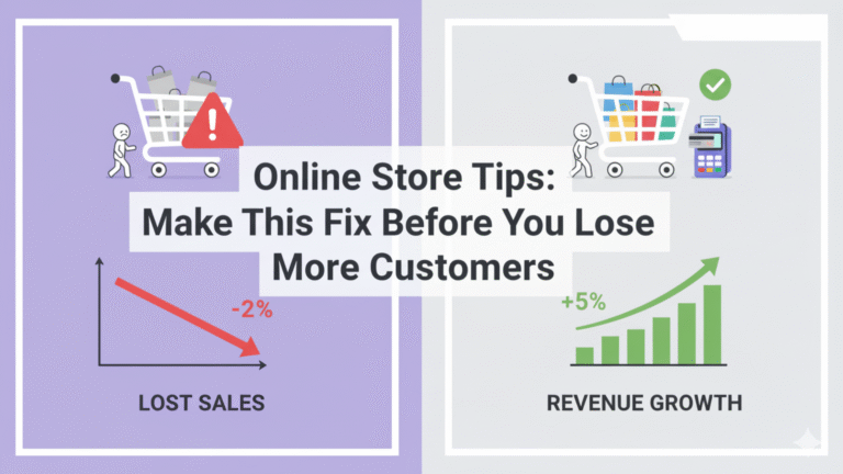 Online Store Tips: Make This Fix Before You Lose More Customers