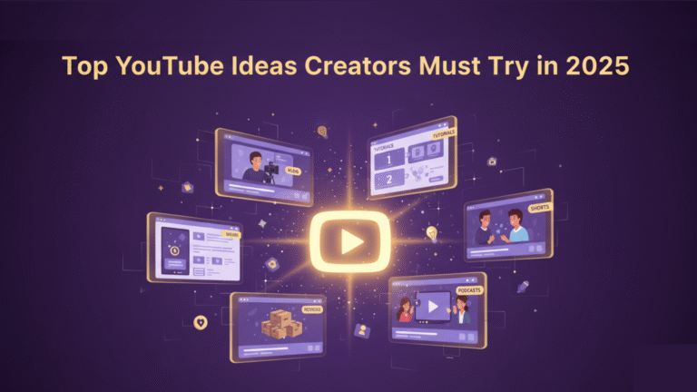 YouTube Content Ideas Every Creator Should Try in 2025