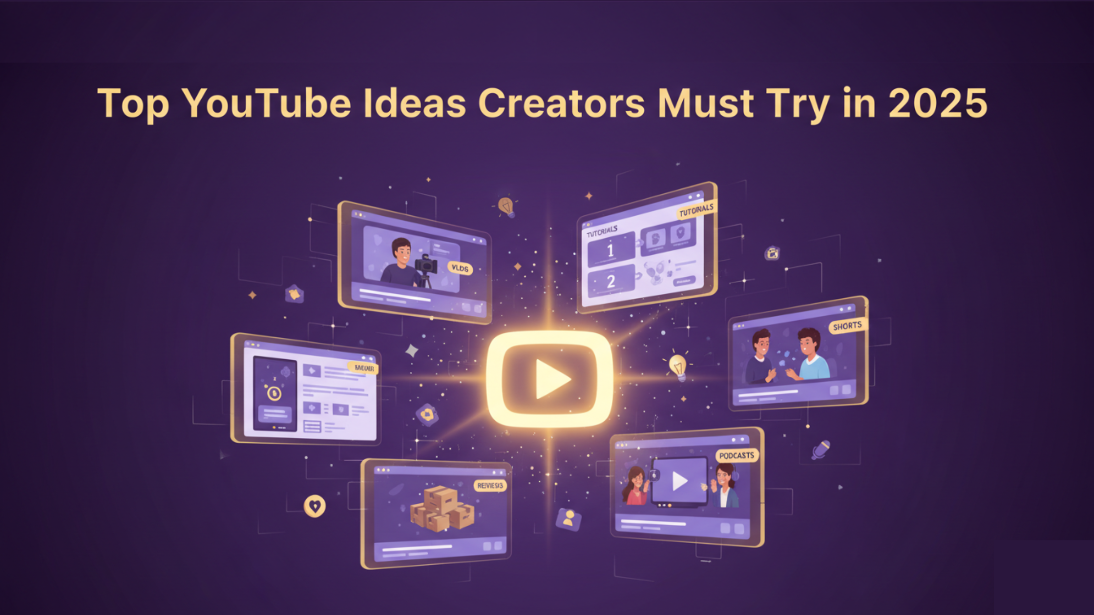 YouTube Content Ideas Every Creator Should Try in 2025