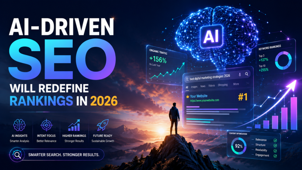 AI driven SEO Will Redefine Rankings in 2026