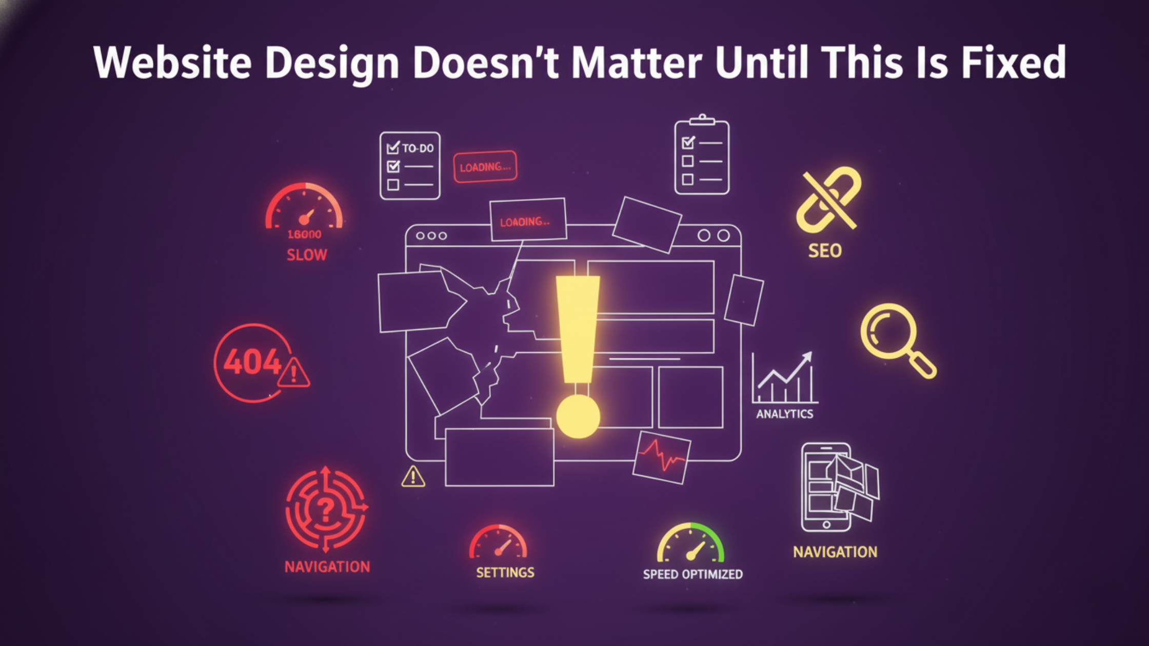 Website Design Doesn’t Matter Until This Is Fixed