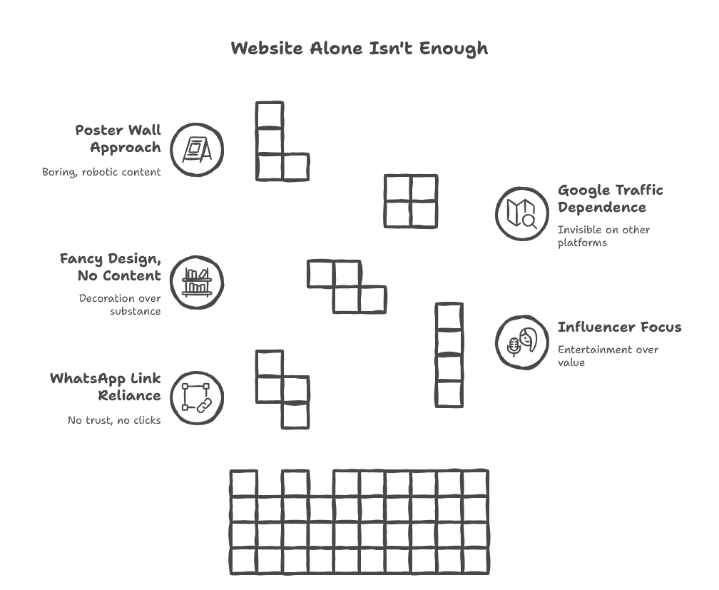 Fancy Website, But No Real Content