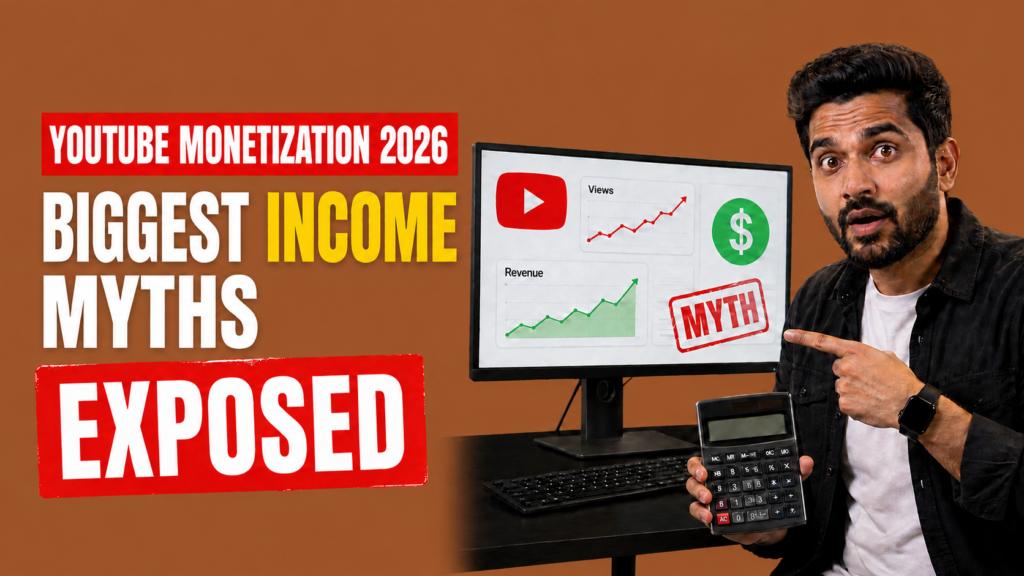 YouTube Monetization 2026: Biggest Income Myths Exposed