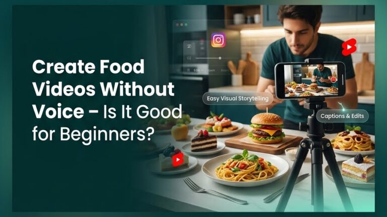 Create Food Videos Without Voice – Is It Good for Beginners?