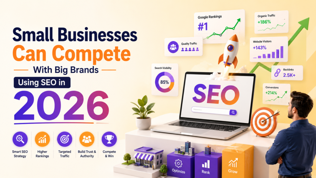 Small Businesses Can Compete With Big Brands Using SEO in 2026