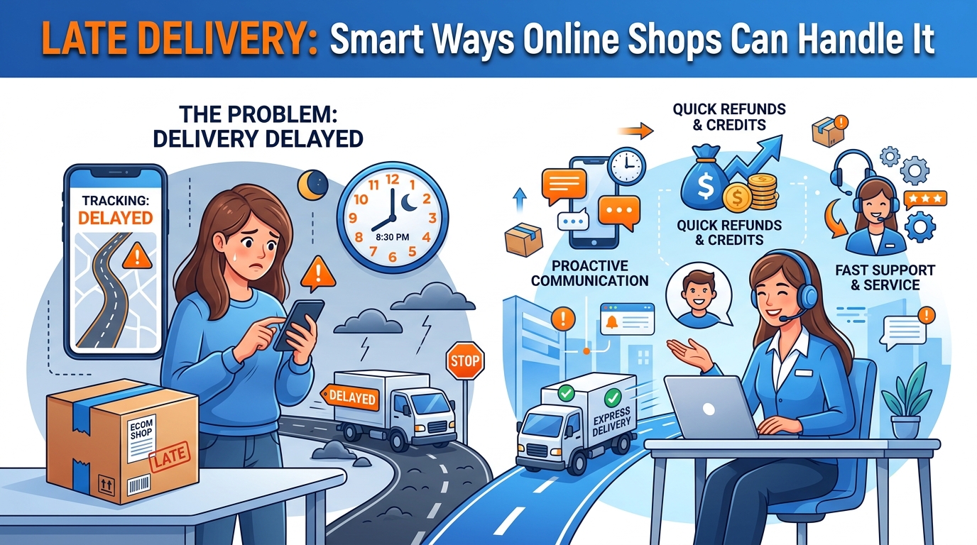 Late Delivery: Smart Ways Online Shops Can Handle It